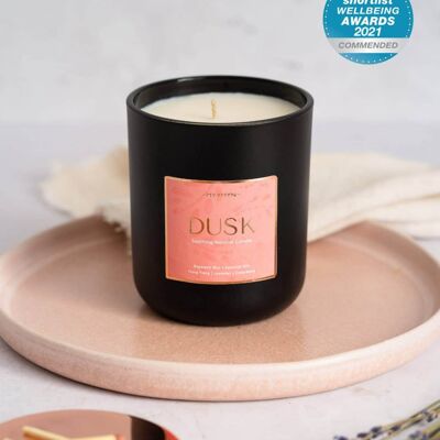 Dusk Relaxing Natural Sustainable Candle Glass jar 270g / 50h