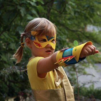 Coffret fabrication déguisement super-héros +1 livre - Kit bricolage/activité enfant en français 7