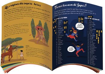 Coffret fabrication déguisement super-héros +1 livre - Kit bricolage/activité enfant en français 10
