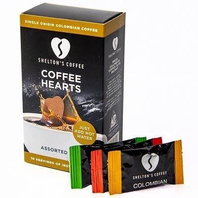 Shelton's Instant Coffee Hearts Assorted Flavours