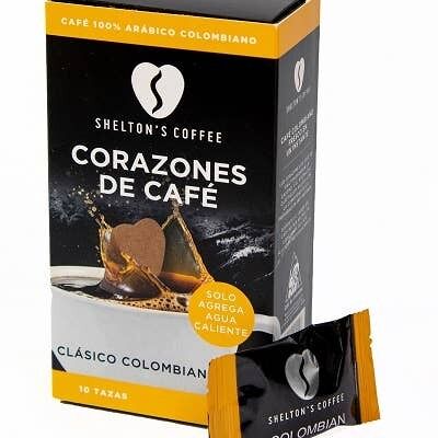 Shelton's Instant Coffee Hearts Classic Colombian