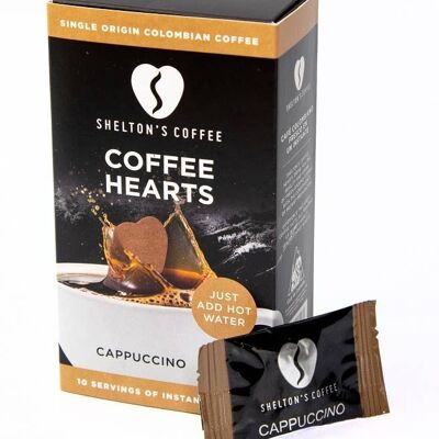 Shelton's Instant Coffee Hearts Cappuccino Flavour