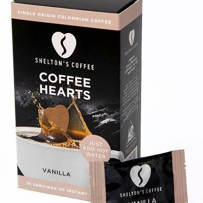 Shelton's Instant Coffee Hearts Vanilla Flavour