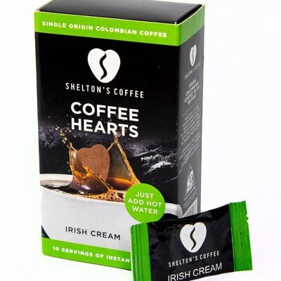 Shelton's Instant Coffee Hearts Irish Cream Flavour