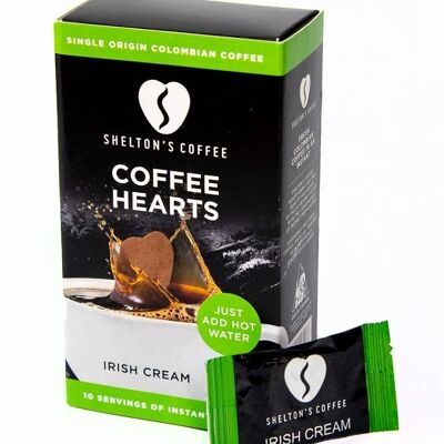 Shelton's Instant Coffee Hearts Irish Cream Flavour