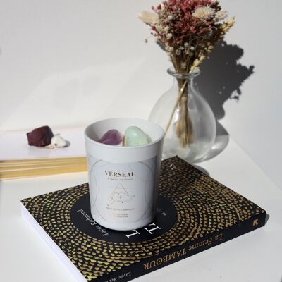 Bougie astro verseau | LA BOUGIE HERBIVORE