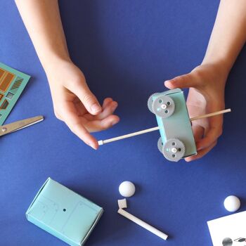 Coffret fabrication robot explorateur spatial pour enfant +1 livre - Kit bricolage/activité enfant en français 3