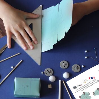 Coffret fabrication robot explorateur spatial pour enfant +1 livre - Kit bricolage/activité enfant en français 4