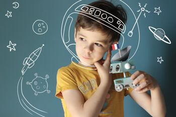 Coffret fabrication robot explorateur spatial pour enfant +1 livre - Kit bricolage/activité enfant en français 7