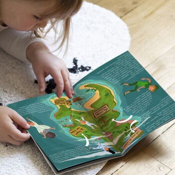 Coffret fabrication mobile bateau pirate pour enfant Peter Pan+ 1 livre - Kit bricolage/activité enfant en français 4