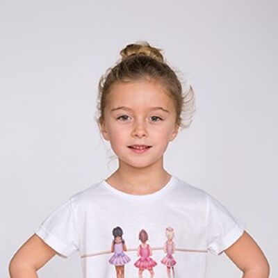 T-shirt Ballet Barre 3-4 ans