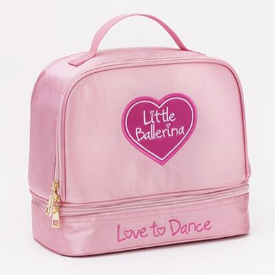 Pink Satin two part ballet bag
