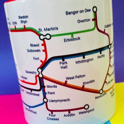 Oswestry / Shropshire Metro Mug