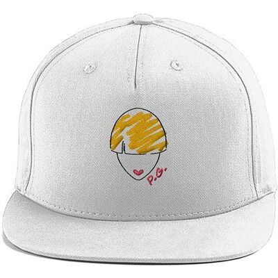 Baseball Cap – PG Logo White