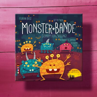 Monster Gang, party-paced language game for many players aged 8 and up, also suitable for kindergarten