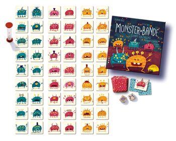 Monster Gang, jeu de langage festif pour de nombreux joueurs à partir de 8 ans, convient également à la maternelle 3