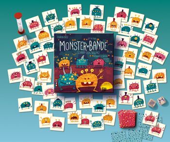 Monster Gang, jeu de langage festif pour de nombreux joueurs à partir de 8 ans, convient également à la maternelle 4