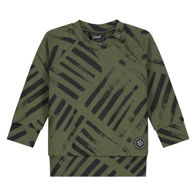 Maglione per bebè Khaki Crossover