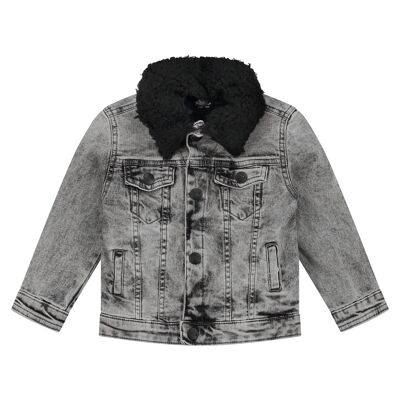 Denim Jacket Berlin Grey Washed-Baby