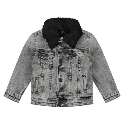 Denim Jacket Berlin Grey Washed-kids