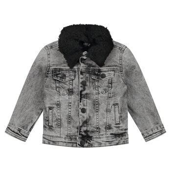 Veste Denim Berlin Gris Délavé-enfants