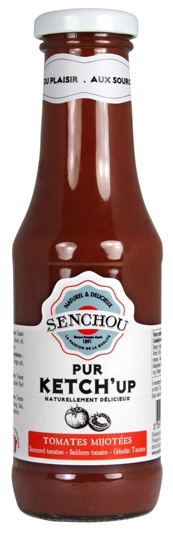 Pur Ketchup Tomate - bouteille verre 360g
