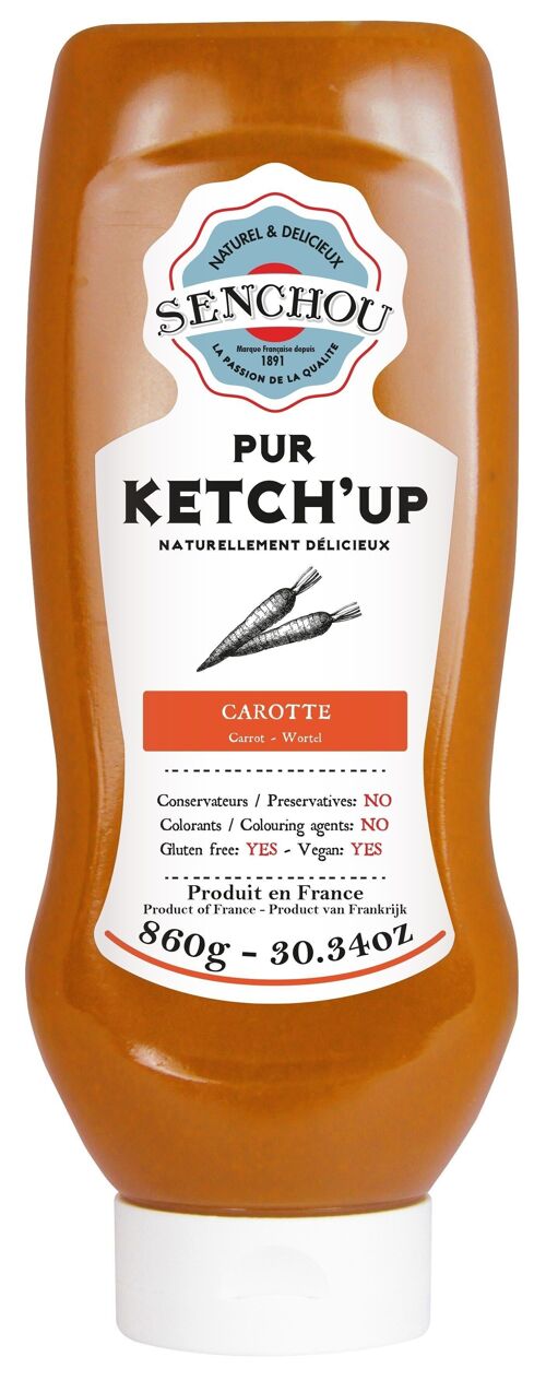 Pur Ketchup Carotte - pot PET squeeze 860g