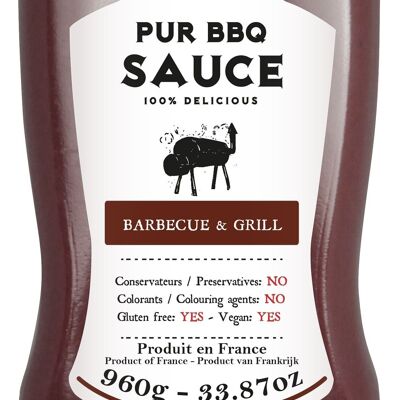 Pure BBQ Sauce - PET squeeze jar 960g