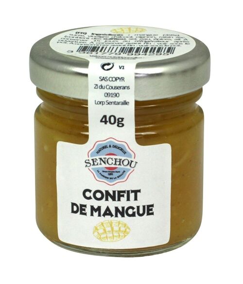 Confit Mangue - pot verre 40g