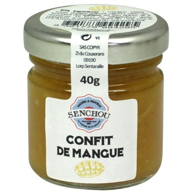 Confit Mangue - pot verre 40g