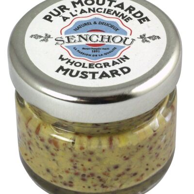 Pure Old-fashioned Mustard - 28g glass jar