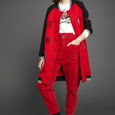 MANTEAU BERLIN SPORT ROUGE