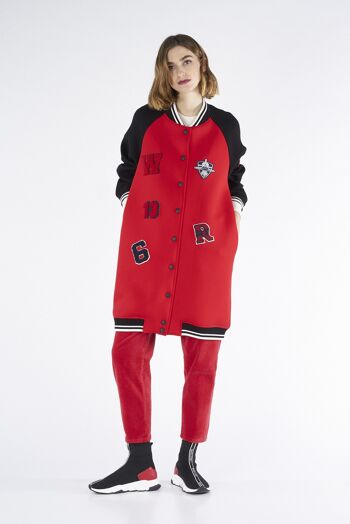 MANTEAU BERLIN SPORT ROUGE 2