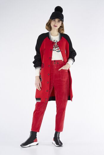 MANTEAU BERLIN SPORT ROUGE 3