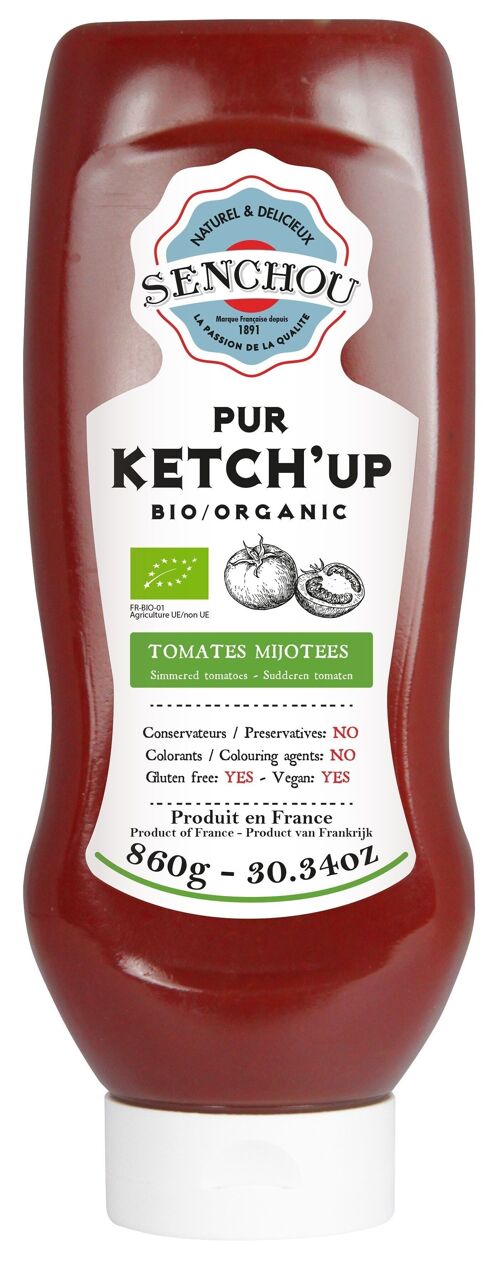 Pur Ketchup Tomate BIO (squeeze)