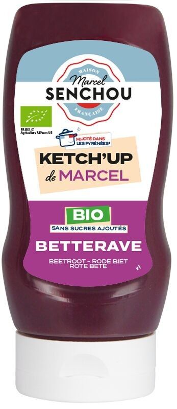 Pure Organic Beet Ketchup No Added Sugar (mini squeeze)