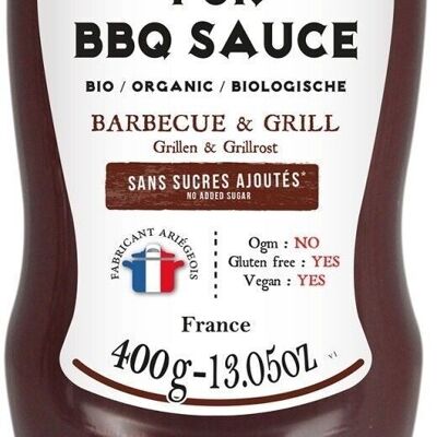 Pure Organic Smoked Barbecue Sauce No Added Sugar (mini squeeze)