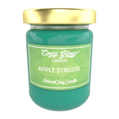 Grande bougie de soja Apple Strudel