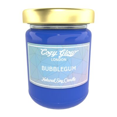 Bubblegum Große Sojakerze