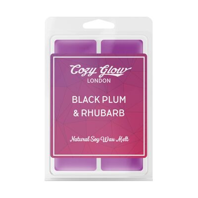 Black Plum & Rhubarb Soy Wax Melt Duo