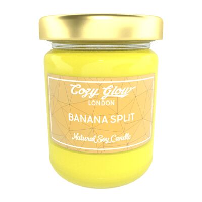 Grande bougie de soja Banana Split