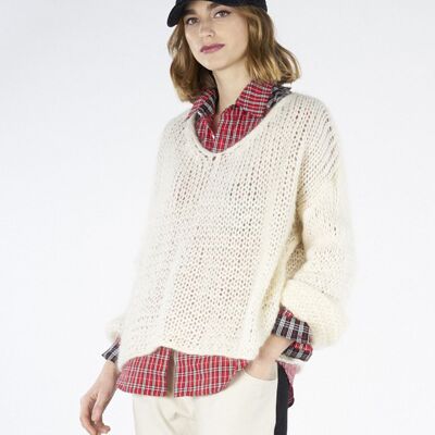 RAW KNITTED SWEATER