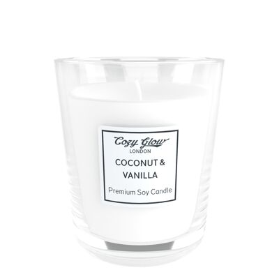 Coconut & Vanilla Premium Soy Candle