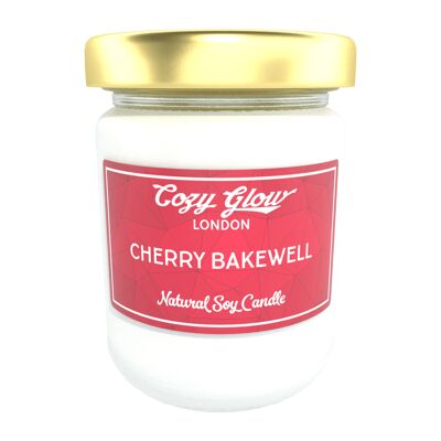 Grande bougie de soja Cherry Bakewell