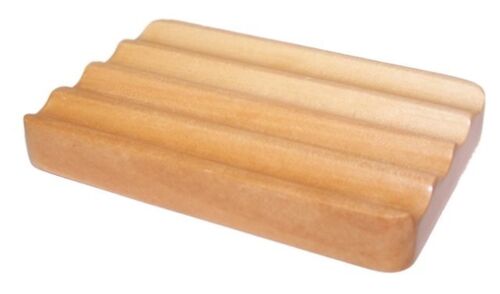 Currugated Wood Soap Dish