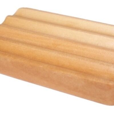 Currugated Wood Soap Dish