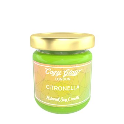 Candela di soia normale alla citronella