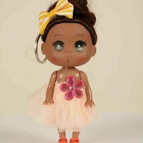 Mini  black  doll  keychain - 6