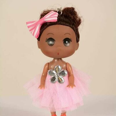 Mini  black  doll  keychain - 7