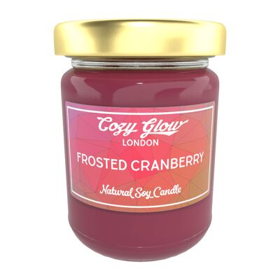 Frosted Cranberry Large Soy Candle